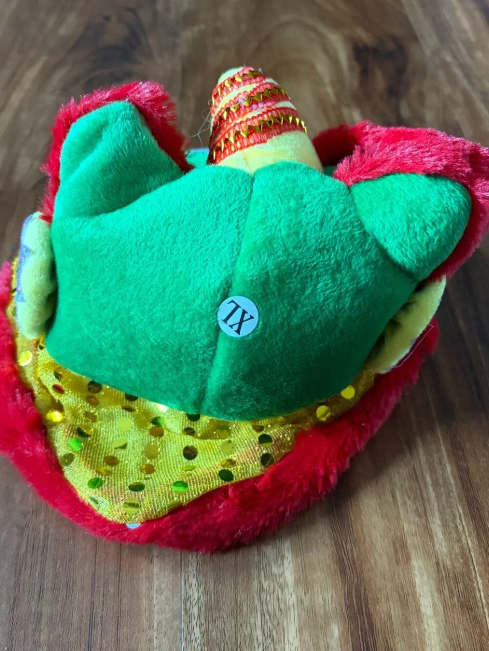 Chinese Lion Dance pet costume, Lunar New Year / Halloween dog clothes, size XL